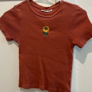floral baby tee